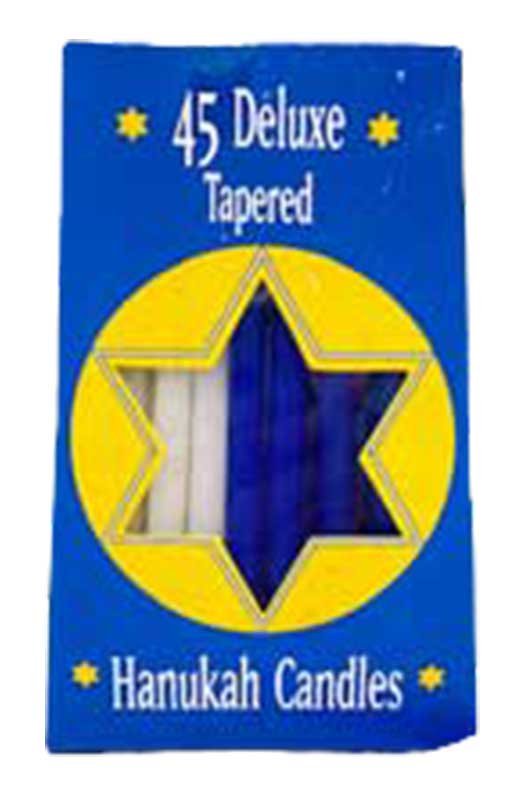 (image for) Assorted Hanukah candle 45pk