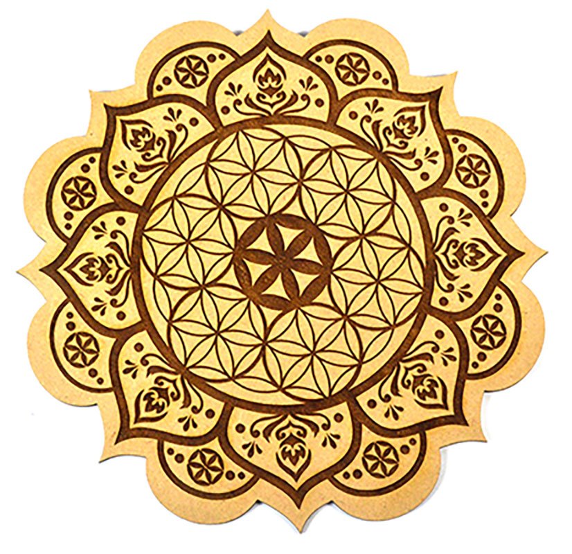 (image for) 8" FOL Lotus crystal grid